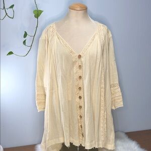Free People Cotton Tunic Top